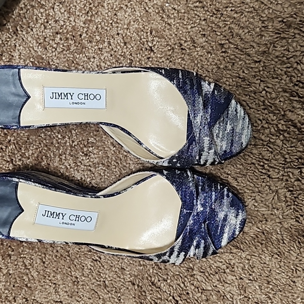 Authentic Jimmy Choo never worn slip in shoe